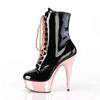 Pleaser - DELIGHT1020 Bottes de plateforme - Noir/Rose Product image